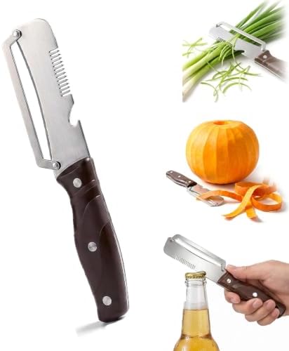 Multi-Functional Vegetable Peelers for Kitchen, 2026 New Handheld Peeler, Ultra-Sharp Stainless Steel Blade with Bottle Opener, For Potato, Pumpkin, Veggie or Fruits Peeler (1PC)