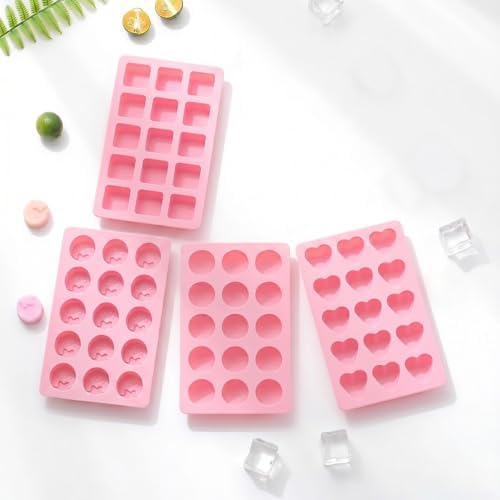 Ice Cube Trays,Silicone Ice Trays,Square Ice Cube Tray (Square)