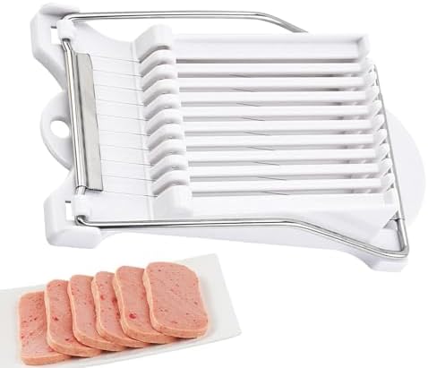 Cheese Slicer Cutter Tool | Luncheon Meat Slicer | Tomato Slicer Kit, Stainless Steel Luncheon Meat Slicer, Handheld Quick Slicer Evenly Strong For Cheese, Ham, Avocado, Hot Dogs