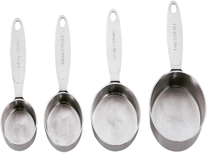 Cuisipro Stainless Steel Measuring Cup Set