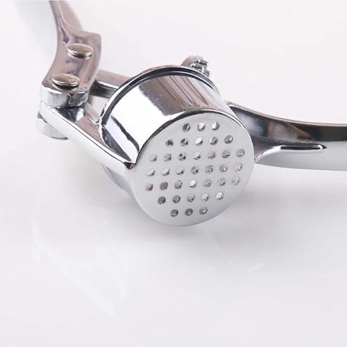 Garlic Press Stainless Steel, Garlic Mincer Tool, No Need to Peel Garlic Ginger Crusher & Masher, Ginger Crusher, Easy-Squeeze Garlic Smasher