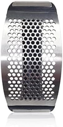 BAAAN® Garlic Crusher & Ginger Crusher – 2-in-1 Garlic Press, Mincer, Chopper & Peeler | Mini Hand Press Garlic Cutter & Smasher for Kitchen Use | Stainless Steel Garlic Presser