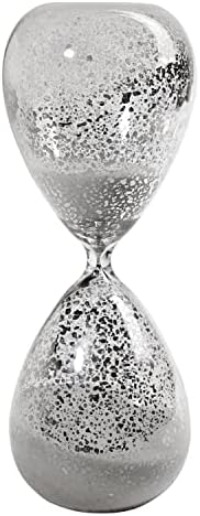 A&B Home 1 Hr. Mercury Hour Glass Sand Timer 10" White
