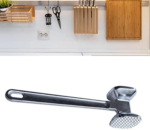 Meat Tenderizer Hammer, Aluminium Alloy Double Sided Manual Meat Mallet Food Hammer for Tenderizing Steak Beef Poultry