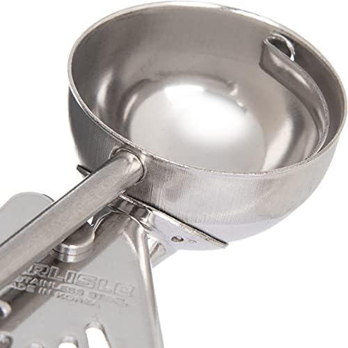 Carlisle FoodService Products 60300-40 Stainless Steel Portion Control Disher Scoop, 0.9 oz, Orchid
