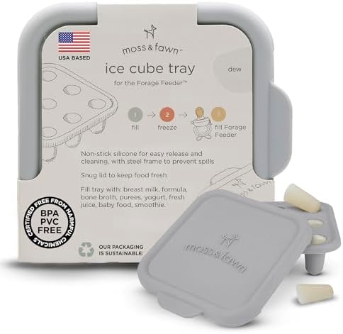 Moss and Fawn Ice Cube Tray - Breast Milk Popsicle Mold - Dew