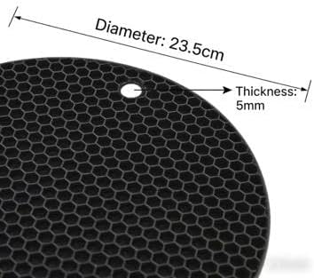Extra Large 9.25" Silicone Jar Opener (2 Pack) – Non-Slip Thick Rubber Grip Pad for Weak Hands, Seniors & Arthritis – Opens Tight Jar Lids, Bottle Caps – Heat Resistant Trivet & Hot Pad