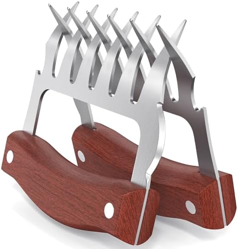 2 Pcs Meat Handler Shredder Claws,Chicken Shredder Claws, Stainless Steel Barbecue Meat Splitter For Shredding Handing Food.