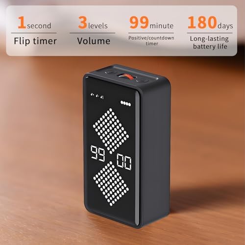 QUMOX F8 Hourglass Gravity Timer, 1–99 Minutes