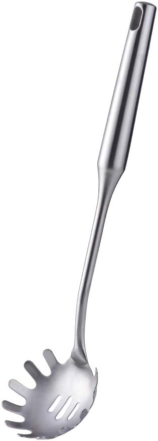 BuyGo Spaghetti Fork 18/8 Stainless Steel Pasta Spaghetti Server, Comfortable Grip Design with Matte Polish, Serve for Noodle, Spaghetti