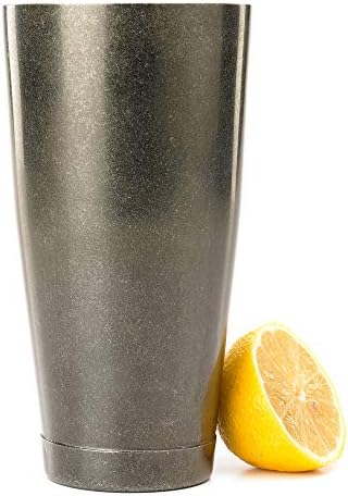 Barfly Cocktail Tin, Large 28 oz (828 ml), Vintage Black