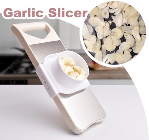 NACOLUS 6-Blade Mandoline Slicer for Kitchen with Waffle Fry Cutter