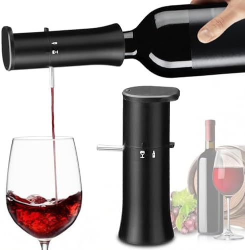 Vacuum Wine Dispenser, Multifunctional Wine Aerator, Wine Preservation System, Switchable Decanter & Wine Storage Function, Wine Accessories Gift for Wine Lovers, No Power & Consumables Required