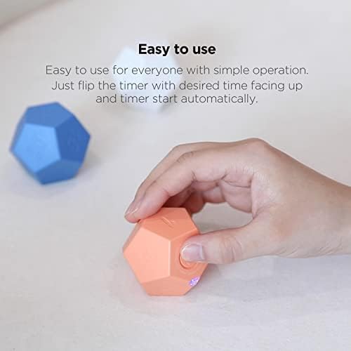 mooas Dodecagon Time Ball Rechargeable Mini Timer (Sand Peach)