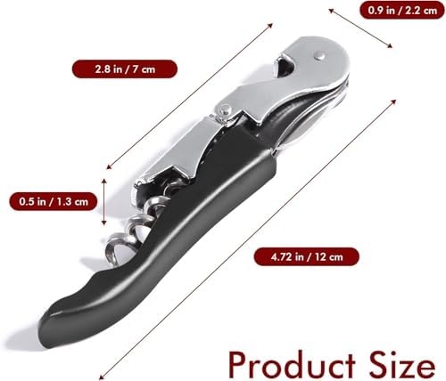Kit-Home Professional Waiter Corkscrew Wine Openers Set (50 PCS),Upgraded with Heavy Duty Stainless Steel Hinges Wine Key for Restaurant Waiters, Sommelier, Bartenders