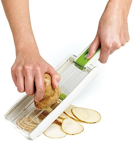 Chef'n Sleek Slice Handheld Collapsible Mandoline, Green