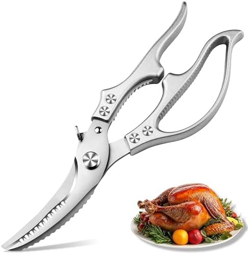 Chicken Scissors Heavy Duty All Purpose Poultry Shears for Food Cooking