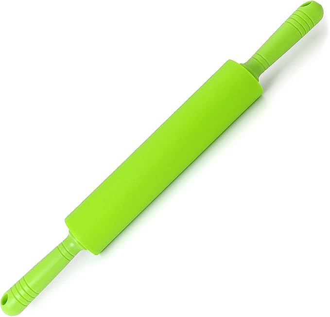 1 PCS 48.5cm Silicone Dough Roller Large Size Non-stick Rolling Pin Colorful Pastry Tool Pastry Dough Flour Kitchen Dumpling Pin