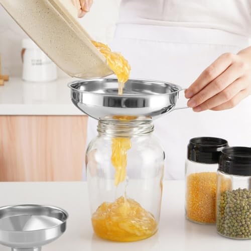 Stainless Steel Canning Funnel Set 5 Pack