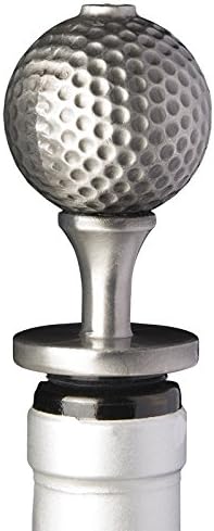 Stainless Steel Golf Ball Wine Aerator Pourer - Deluxe Decanter Spout for Robust Red and White Wine - Pour Amore Bottle Pourer/Stopper & Air Diffuser by Chris's Stuff