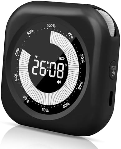PERSUPER Visual Timer for Kids, Rechargeable 10-Hour Count Up/Down Timer