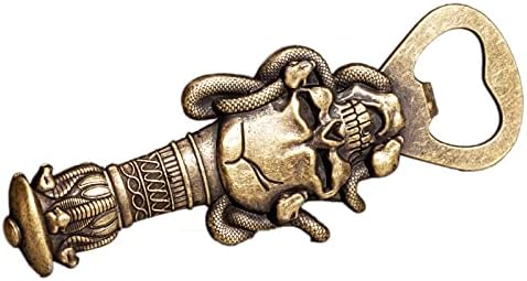 Skull Snake Beer Bottle Opener Barware for Bar Bartender Men and Women,Hallowmas,Christmas
