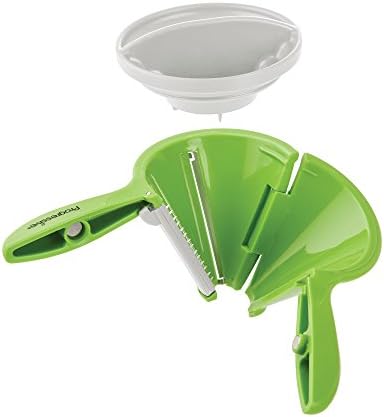 Prepworks by Progressive Veggie Spiralizer, Quick Way to Make Veggies, Julienne, Ribbon Cut, Zucchini, Pasta Noodle, Spaghetti, Dishwasher Safe
