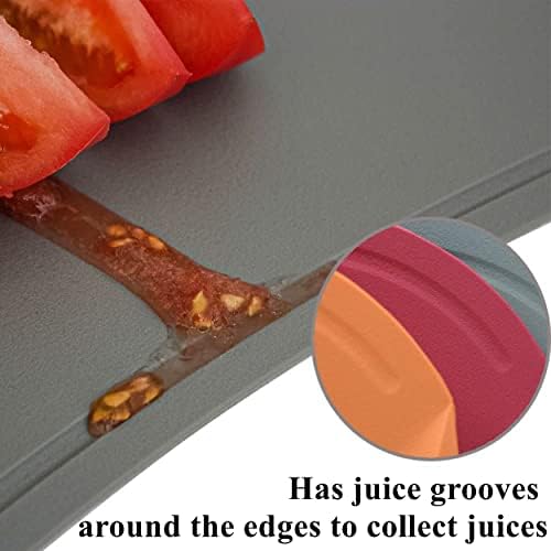 doblé Non-Scratch Flexible Cutting Board Parent (Blue gray, Medium (13.5" x 9.3"))