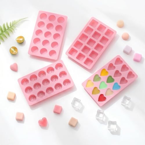 Heart Ice Cube Trays,Silicone Ice Trays,Ice Cube Tray (Heart)