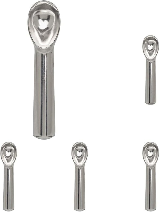 HIC Anti-Freeze Ice Cream and Frozen Dessert Scoop (Pack of 5)