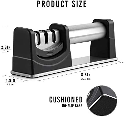 Professional Knife Sharpener - Kitchen 3 Stage Knife Sharpener