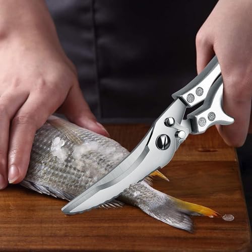 Dream Reach Kitchen Scissors - Heavy Duty Stainless Steel Poultry Shears