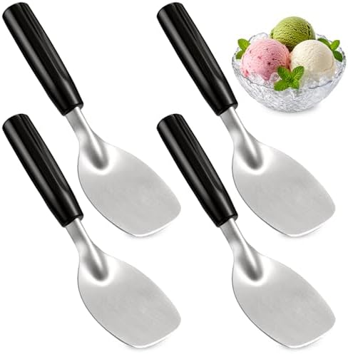 4 Pack Ice Cream Spade Heavy Duty, Stainless Steel