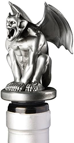 Stainless Steel Gargoyle Wine Aerator Pourer - Deluxe Decanter Spout for Robust Red and White Wine - Pour Amore Bottle Pourer/Stopper & Air Diffuser by Chris's Stuff