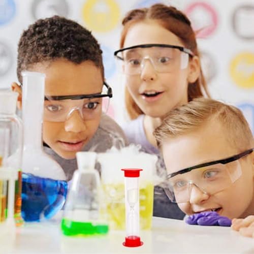 PROLOSO 30 Sec Sand Timer Hourglass Sandglass Clock Countdown Bulk Toy Set Timers for Kids Games Classroom School Prize Party Favors Pack of 20 (red Sand)