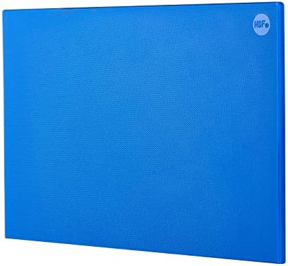 CURTA Cutting Boards for Kitchen, 20" x 14" x 0.5" BLUE Color Coded Plastic Commercial Chopping Board with Anti Slip Surface Dishwasher Safe