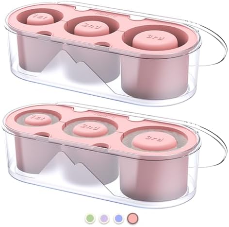2PC Silicone Ice Mold for Stanley Cup 30 40oz, Tumbler Ice Maker