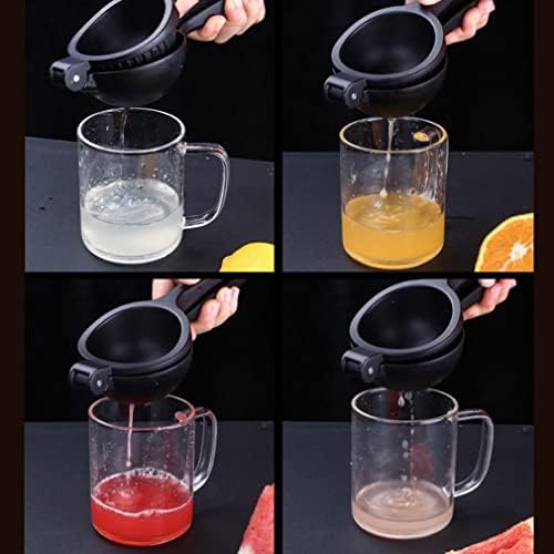 Lemon Squeezer Large Citrus Squeezer Manual Lime Juicer Hand Press Ergonomic Heavy Duty Orange Squeezer for Fruits, Lemons & Limes, Increased Diameter 3.26 Inches (Gold)