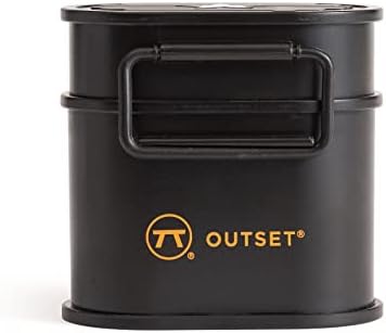 Outset Stainless Steel Whiskey Stone Set, 6 Ammo Shaped with Case