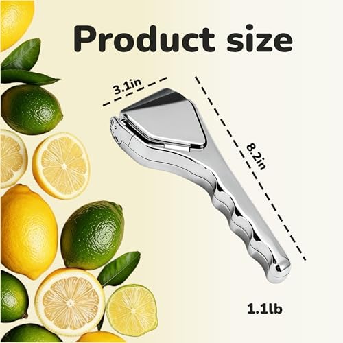 304 Steel Lemon Squeezer - Ergonomic Citrus Press
