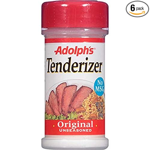 Adolphs Meat Tenderizer, Unseasoned, 3.5 oz (Pack - 6)