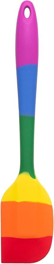 Cooking With Pride Silicone Scraper Set, Non-Stick and Heat-Safe, Includes1 Each Scraper and Mini Scraper