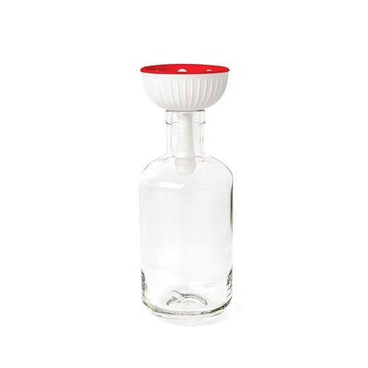 OTOTO Mushroom - Foldable Small Kitchen Funnel with Wide Mouth for Jars. Bottle Liquid Transfer - Silicone, 100% Food Safe, BPA Free, Dishwasher Safe
