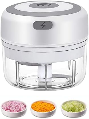 Electric Mini Garlic Chopper, 100ML Food Chopper Garlic Mincer USB