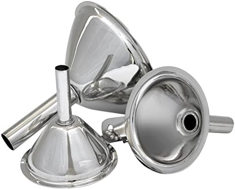 Greenco Estilo 3-Piece Stainless Steel Funnel Set