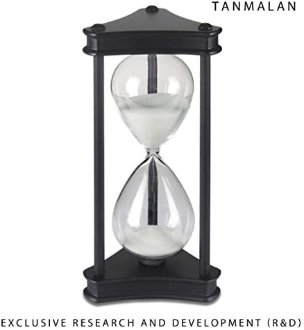 30 Minute 4X4X 8.5inch White Sand Triangle Hourglass