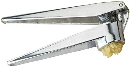 Fantes No-Peel, Self Cleaning Garlic Press, 6.25 x 1-Inches, the Italian Market Original since 1906