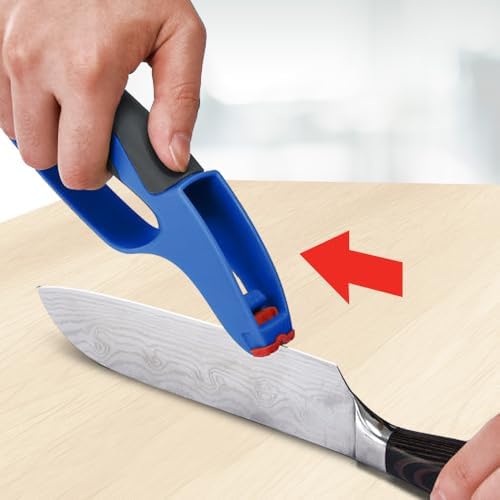 DMT Edgesharp XChangeSharp Cartridge Based Sharpener, 3-In-1 Kitchen Knife Sharpener, Scissors Sharpener & Serrated Knife Sharpener, Ergonomic, Space-Saving Design, 8"L x 2.5"W x 1"H