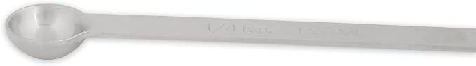 RSVP International Endurance Kitchen Collection Open Stock Measuring Spoon, Stainless Steel, Dishwasher Safe, 0.25-Teaspoon