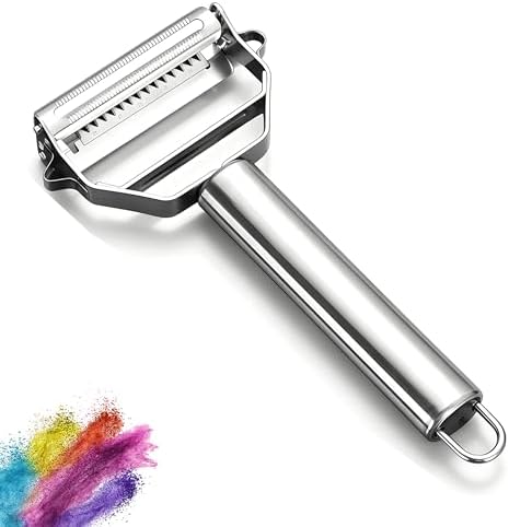 Best Julienne Vegetable Peelers, Swivel Metal Peeler
